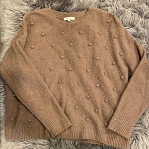Madewell Bobble Pom Pom Sweater